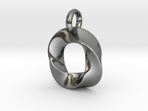 Moebius Strip Nr.1 - Pendant in Polished Silver