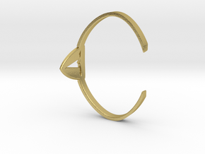 Tesla bracelet  in Natural Brass