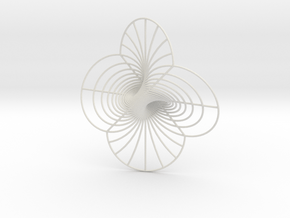 Hopf fibration, Stereographic projection in White Natural Versatile Plastic