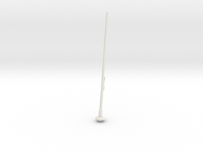 schnellflagpole in White Natural Versatile Plastic