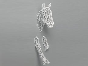 Equus in White Natural Versatile Plastic: Large