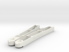 KR Sabers Thawn Hunters Basic GHV3 Chassis Set in White Natural Versatile Plastic