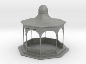 S Scale Bandstand in Gray PA12
