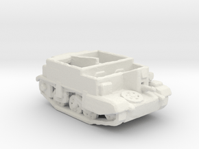 ANZAC Army Universal Carrier white plastic 1:160 s in White Natural Versatile Plastic