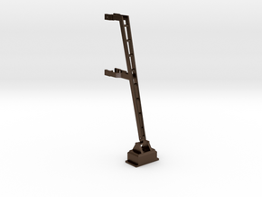 Mast support cc 50 mm in Polished Bronze Steel