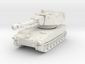 M109 155mm early 1/87 in White Natural Versatile Plastic