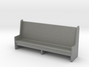 Vintage Wooden Bench 1/72 in Gray PA12