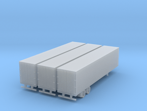 45 ft semi trailer 3 pack in Smooth Fine Detail Plastic