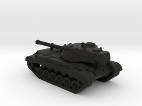 ARVN M26 Pershing medium tank 1:160 scale in Black Smooth PA12