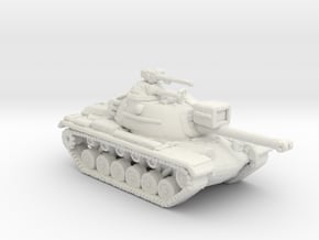 ARVN M48 Patton white plastic 1:160 scale in White Natural Versatile Plastic