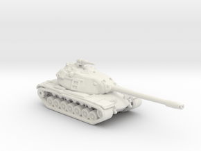 ARVN M103 heavy tank white plastic 1:160 scale in White Natural Versatile Plastic