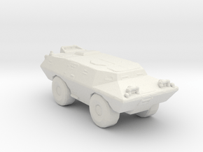 M706 Light Armor car White Plastic 1:160 Scale. in White Natural Versatile Plastic