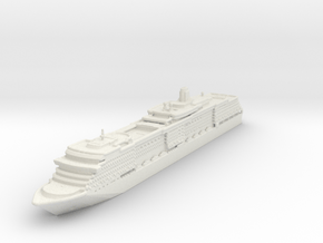 MS Queen Victoria in White Natural Versatile Plastic: 1:3000