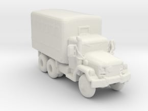 M109a1 Shop Van White Plastic 1:160 Scale in White Natural Versatile Plastic