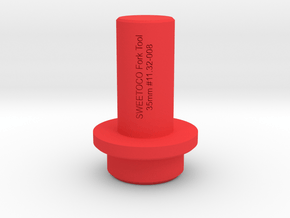 SWEETCO Fork Seal Tool 35mm Betor Bultaco Montesa in Red Processed Versatile Plastic