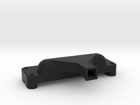 Axial SCX6 trailer hitch receiver in Black Smooth PA12