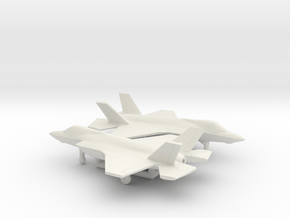 Lockheed Martin F-35A Lightning II in White Natural Versatile Plastic: 6mm
