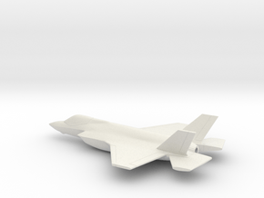 Lockheed Martin F-35A (w/o landing gears) in White Natural Versatile Plastic: 1:160 - N