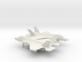 Lockheed Martin F-35B Lightning II in White Natural Versatile Plastic: 6mm