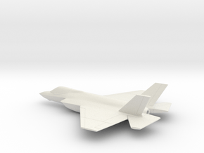 Lockheed Martin F-35C (w/o landing gears) in White Natural Versatile Plastic: 1:160 - N