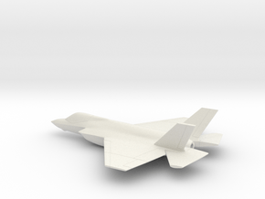 Lockheed Martin F-35C (w/o landing gears) in White Natural Versatile Plastic: 1:144
