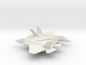 Lockheed Martin F-35C (w/o landing gears) in White Natural Versatile Plastic: 6mm