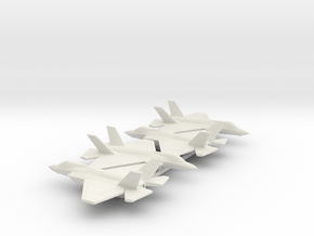 Lockheed Martin F-35C (w/o landing gears) in White Natural Versatile Plastic: 1:350