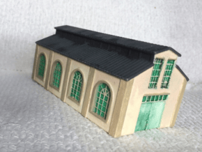 1/220th (Z) scale old warehouse I. in White Natural Versatile Plastic