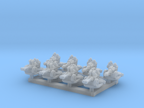 6mm Krieg Crew Served Weapons (x8) in Smooth Fine Detail Plastic