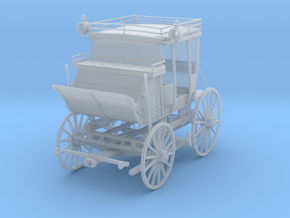 Cobb & Co Coach #4 [Compact] 1:48 scale in Smooth Fine Detail Plastic