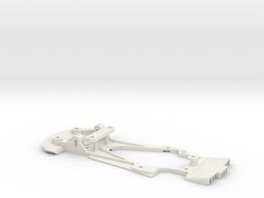 Thunderslot Chassis Carrera Ford GT Race Car GT3 in White Natural Versatile Plastic