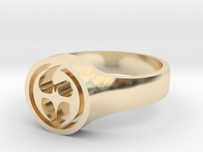 Batman Knightfall Ring (Small) in 14K Yellow Gold: 5 / 49