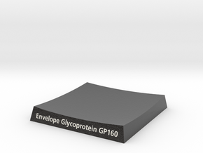 HIV GP160 Base 5U7O  in Glossy Full Color Sandstone: Medium