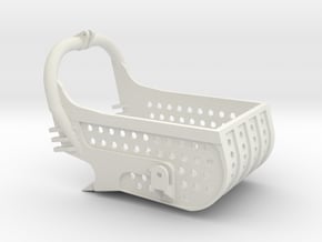 Huina 1572 - dragline bucket with holes in White Natural Versatile Plastic