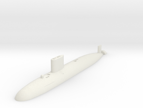HMS Trafalgar S107 waterline in White Natural Versatile Plastic: 1:1200