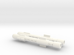 TF Armada Jetfire Missile Set in White Smooth Versatile Plastic: Small