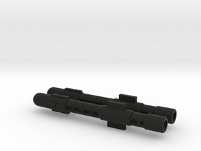 TF Armada Jetfire Missile Set in Black Smooth Versatile Plastic: Small