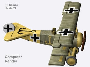 Rudolf Klimke Fokker Dr.I (full color) in Standard High Definition Full Color