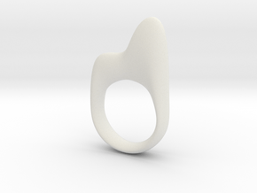 Slide Ring  in White Natural Versatile Plastic: 7 / 54