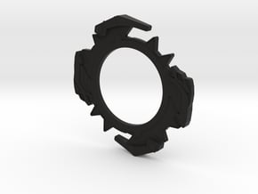 Beyblade Zeus outer attack ring in Black Natural Versatile Plastic