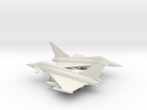 Eurofighter EF-2000 Typhoon in White Natural Versatile Plastic: 6mm