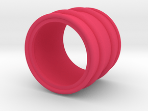 BandRing - Rubberband Holder Ring in Pink Processed Versatile Plastic