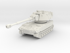 M109A3 155mm 1/72 in White Natural Versatile Plastic