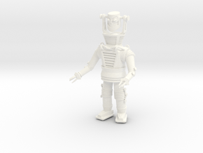 TOBOR the Great - Robot 5 inches Tall in White Processed Versatile Plastic