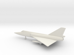Convair F-106A Delta Dart in White Natural Versatile Plastic: 6mm