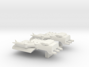 4 Boarding Spaceship x2 in White Natural Versatile Plastic