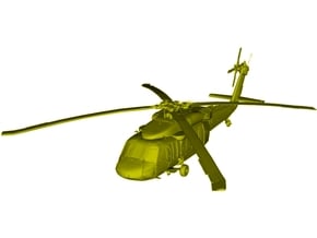 1/285 scale Sikorsky UH-60 Black Hawk x 1 in Clear Ultra Fine Detail Plastic