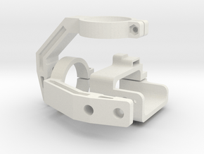 Mobius Gimbal - Roll and Pitch Assembly in White Natural Versatile Plastic