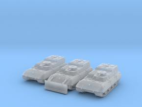 1/285 E-100 Pionier Heavy Assault APC 3-Pack in Smooth Fine Detail Plastic