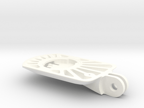 Wahoo Elemnt Roam Blendr/BMC Mount - Short in White Smooth Versatile Plastic